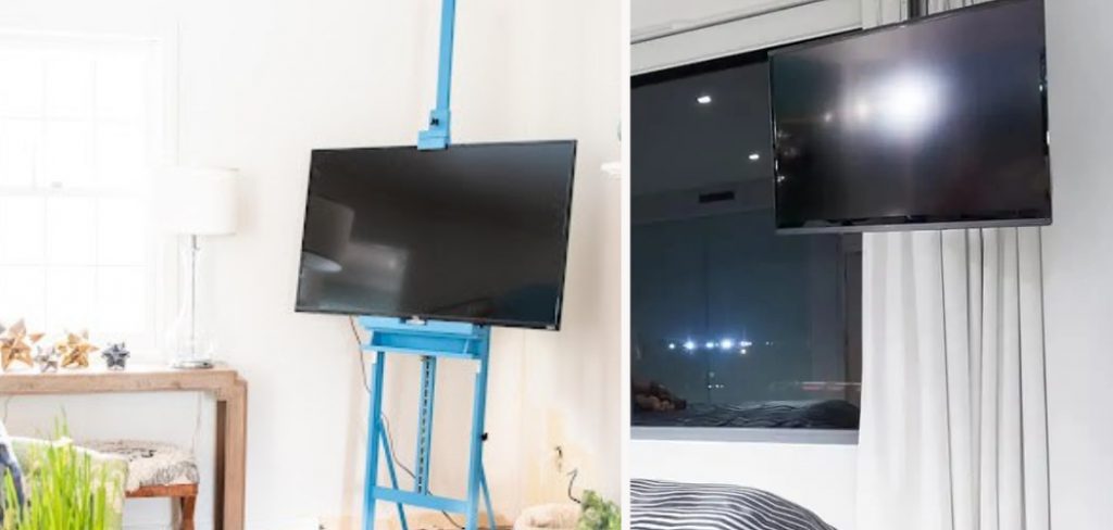 How to Prop Up a TV Without a Base