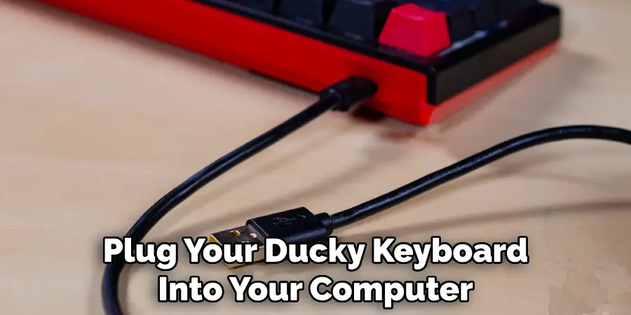Plug Your Ducky Keyboard Into Your Computer