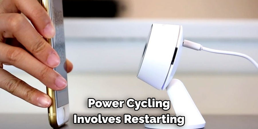 Power Cycling Involves Restarting
