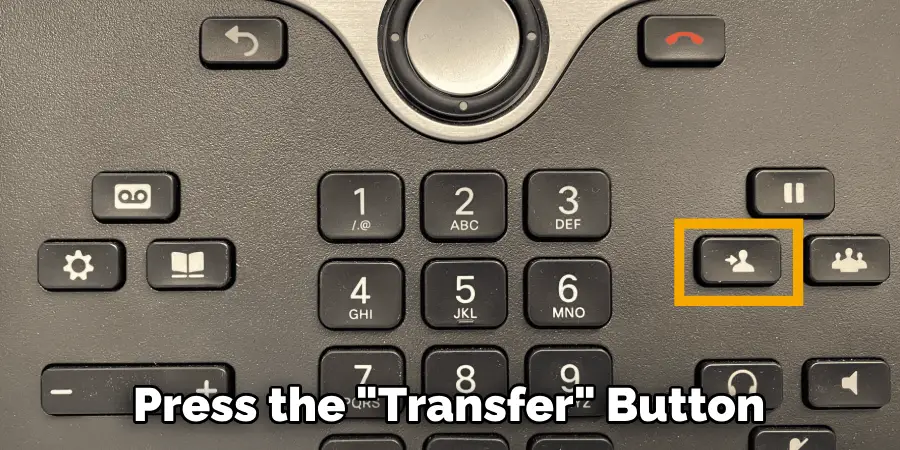 Press the "Transfer" Button