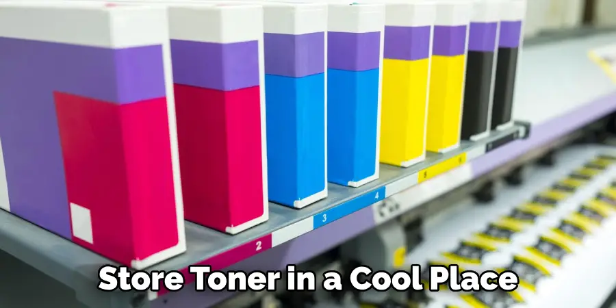 Store Toner in a Cool Place