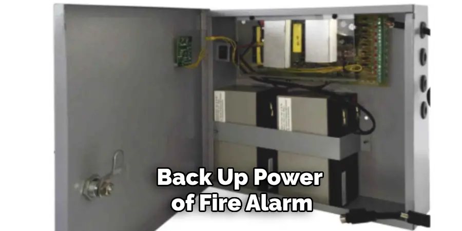 Back Up Power of Fire Alarm