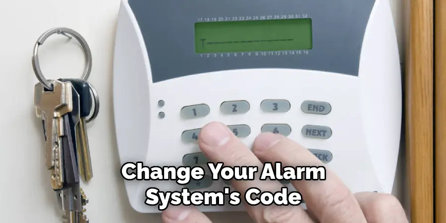 Change Your Alarm System's Code