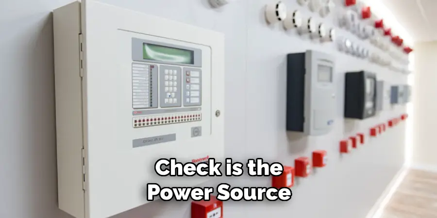 Check is the Power Source
