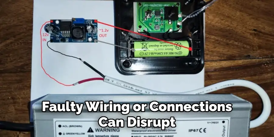 Faulty Wiring or Connections Can Disrupt