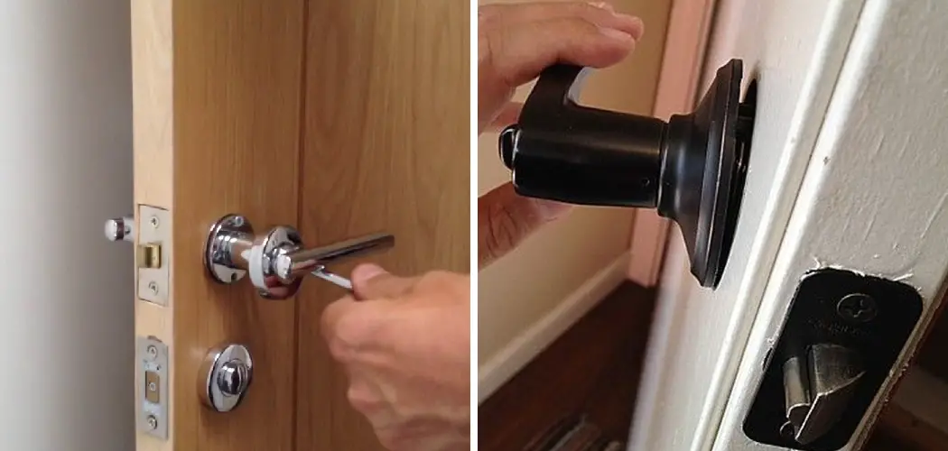 How to Fix a Loose Lever Door Handle