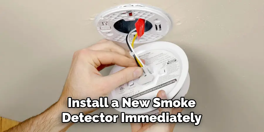 Install a New Smoke Detector Immediately