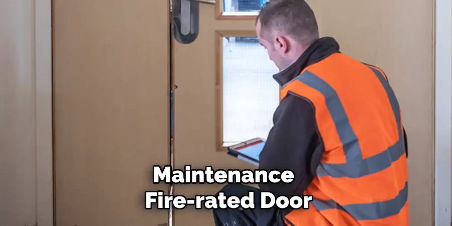 Maintenance Fire-rated Door
