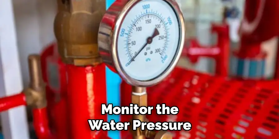 Monitor the Water Pressure