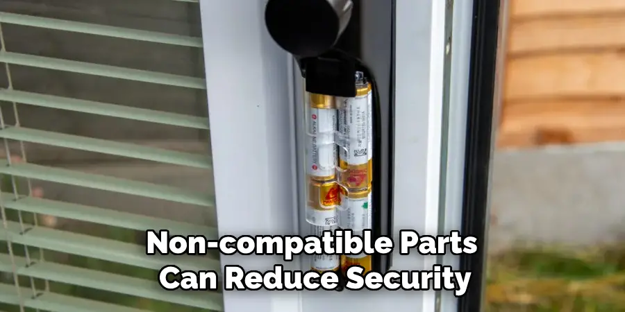 Non-compatible Parts Can Reduce Security