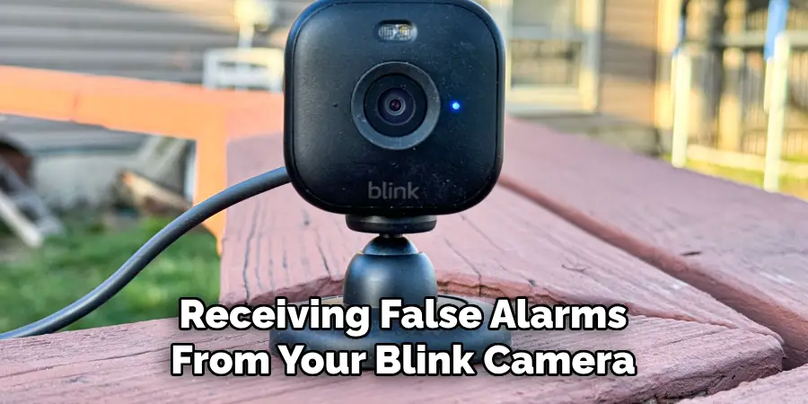 Receiving False Alarms From Your Blink Camera