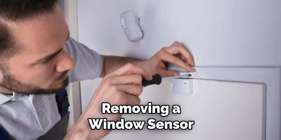 Removing a Window Sensor