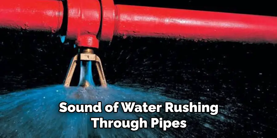 Sound of Water Rushing Through Pipes
