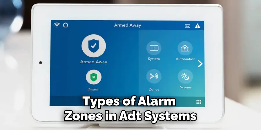 Types of Alarm Zones in Adt Systems