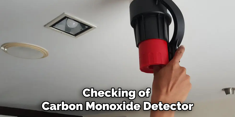 Checking of Carbon Monoxide Detector