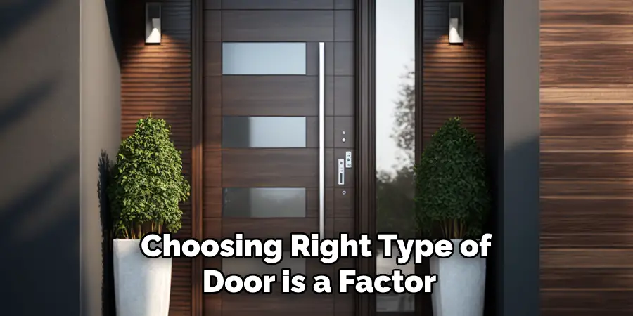 Choosing Right Type of Door is a Factor