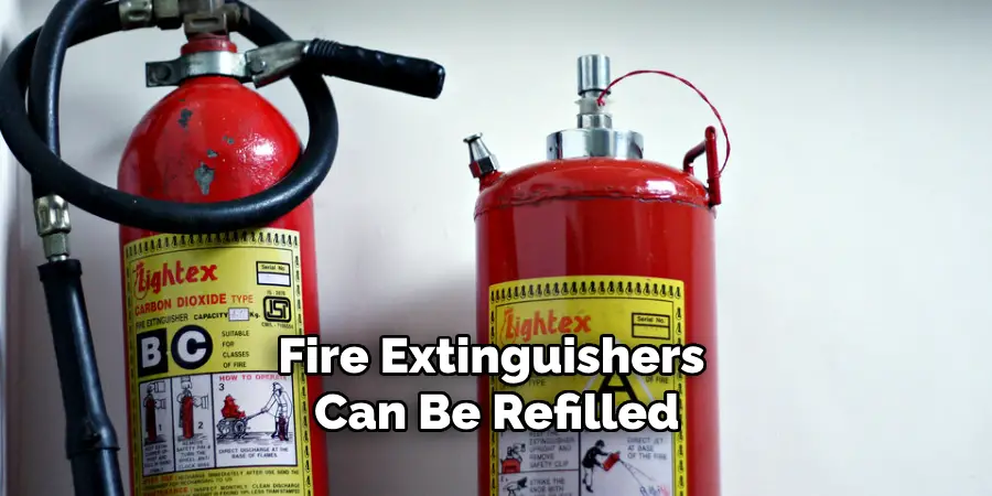 Fire Extinguishers Can Be Refilled