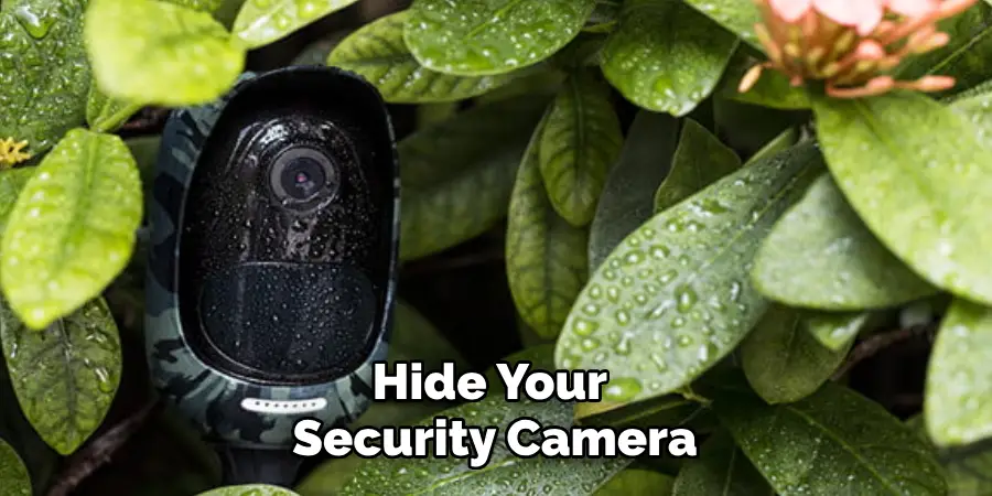 Hide Your Security Camera