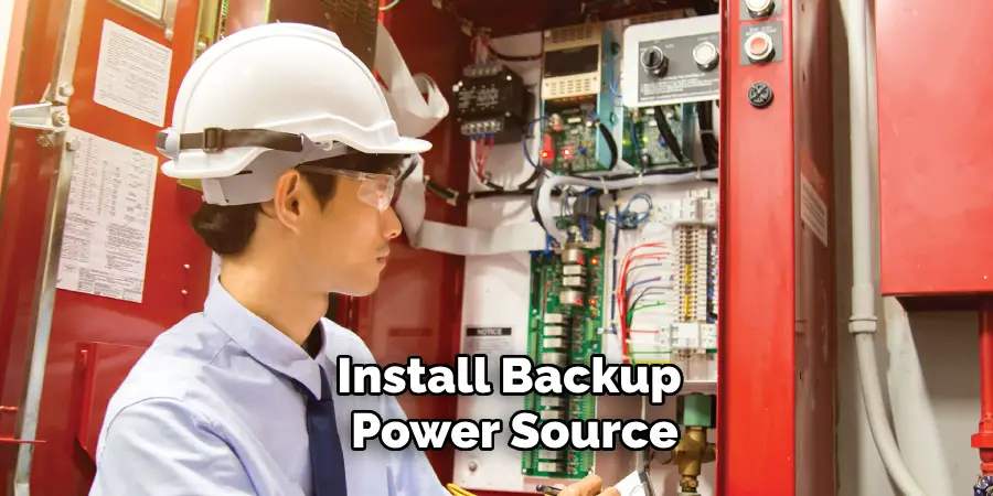 Install Backup Power Source