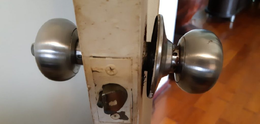 How to Tighten a Loose Doorknob