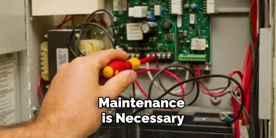 Maintenance is Necessary
