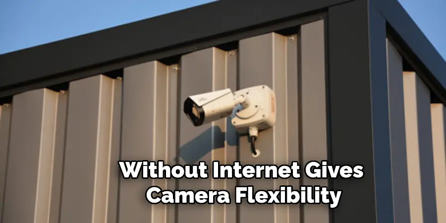 Without Internet Gives Camera Flexibility