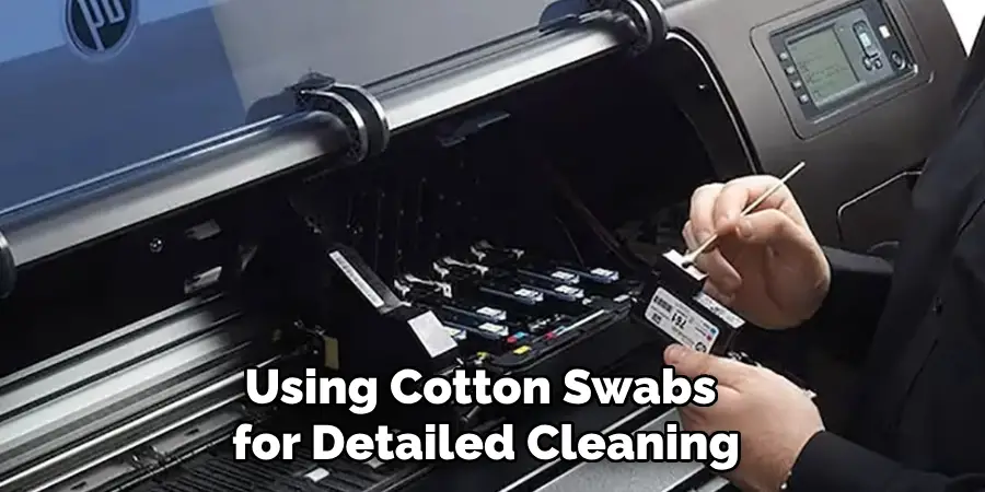 Using Cotton Swabs for Detailed Cleaning