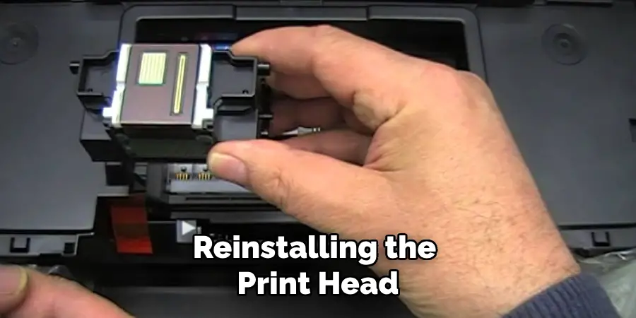 Reinstalling the Print Head