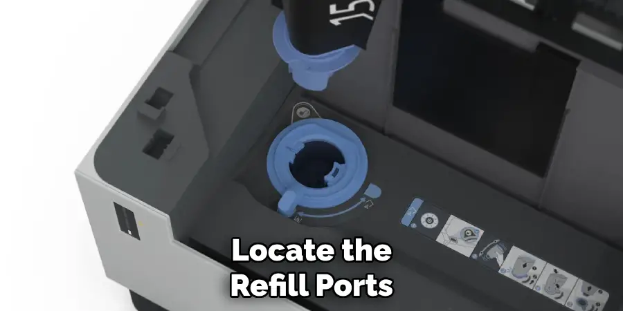 Locate the Refill Ports 