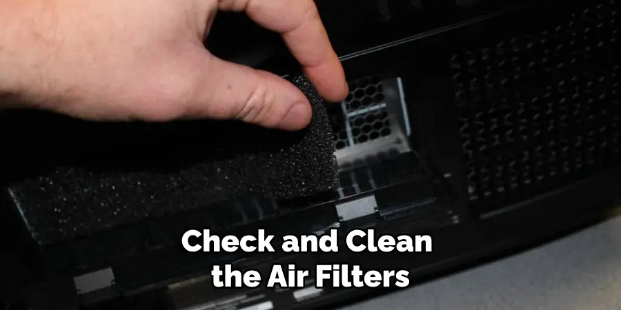 Check and Clean the Air Filters