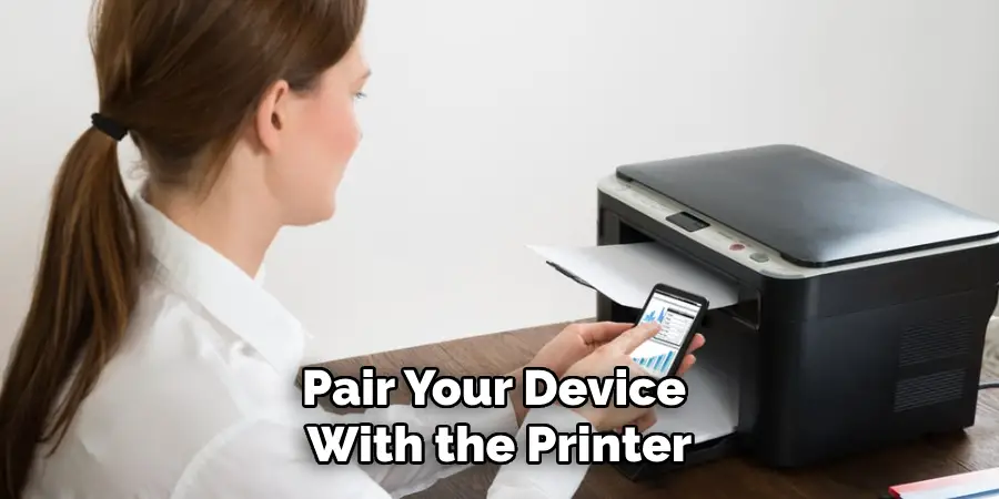 Pair Your Device With the Printer