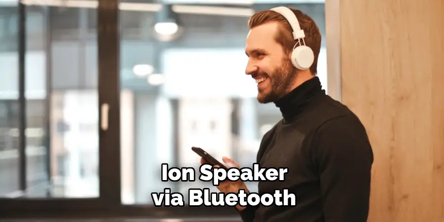 Ion Speaker via Bluetooth