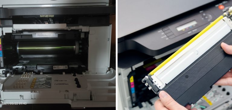 How to Empty Toner Waste Container