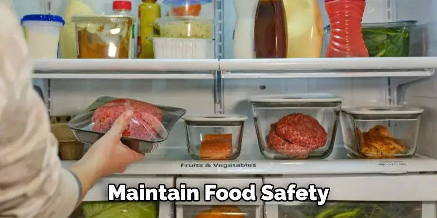 Maintain Food Safety