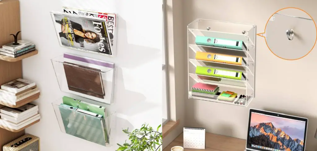 How to Mount Wall File Organizer Holder