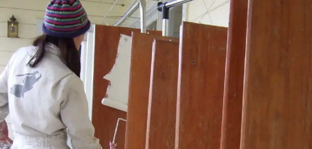 How to Hang Cabinet Doors for Painting