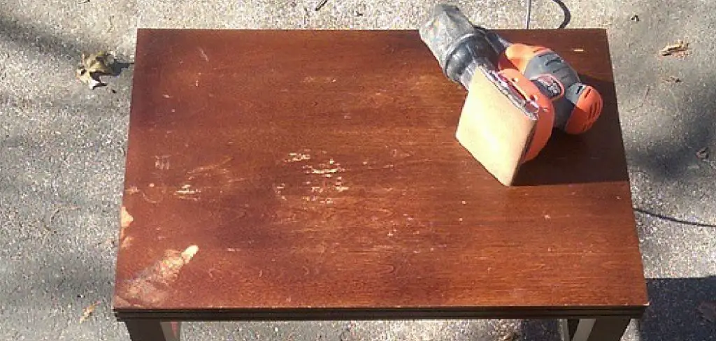 How to Paint a Table without Sanding