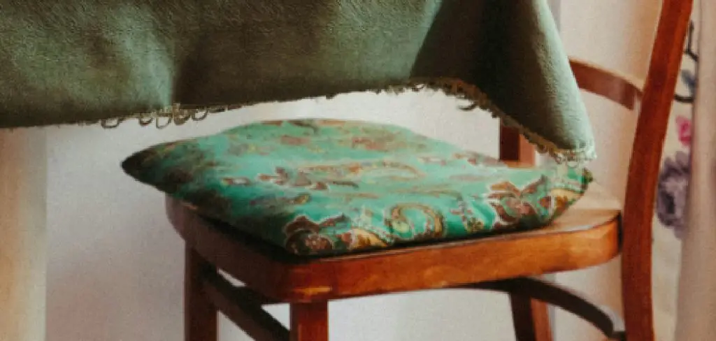 How to Sew a Chair Cushion