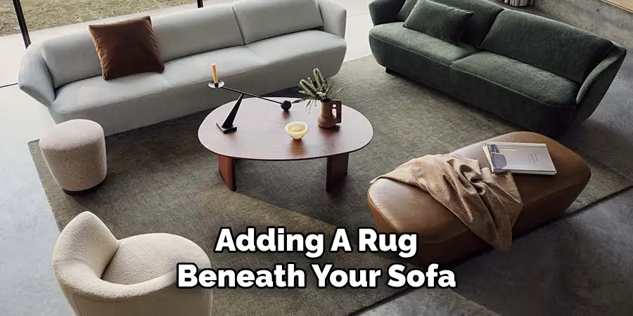 Adding A Rug Beneath Your Sofa