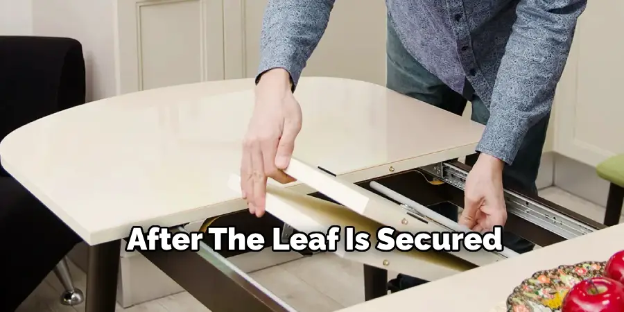 After The Leaf Is Secured