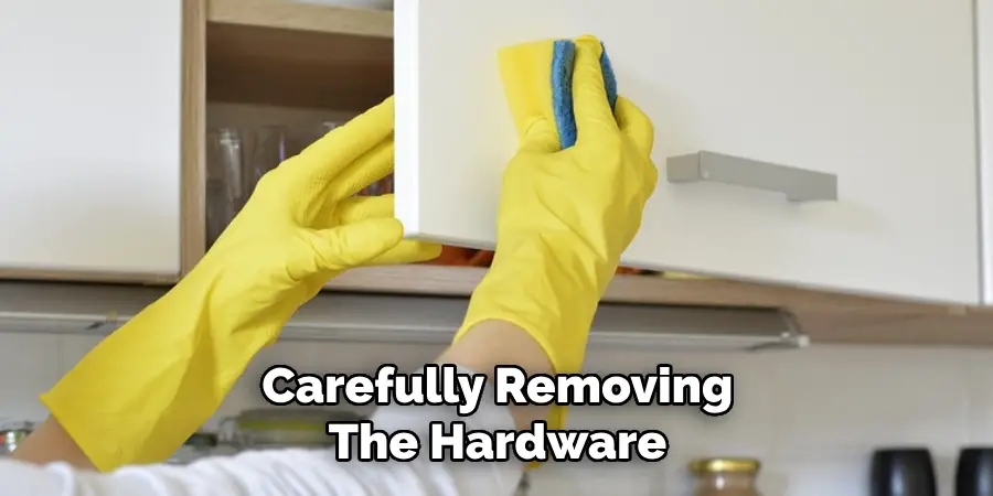 Carefully Removing
The Hardware