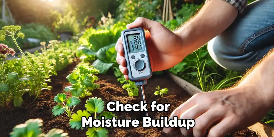 Check for Moisture Buildup