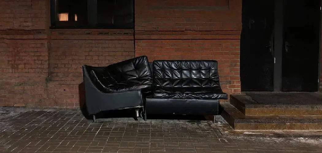How to Break down a Sofa