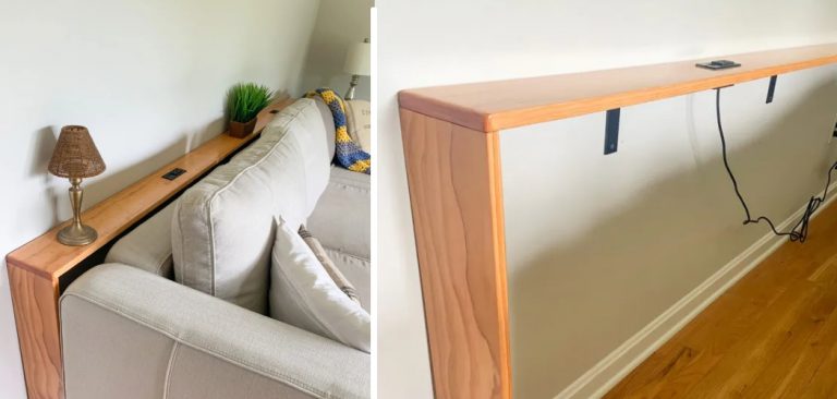 How to Build a Behind the Couch Table