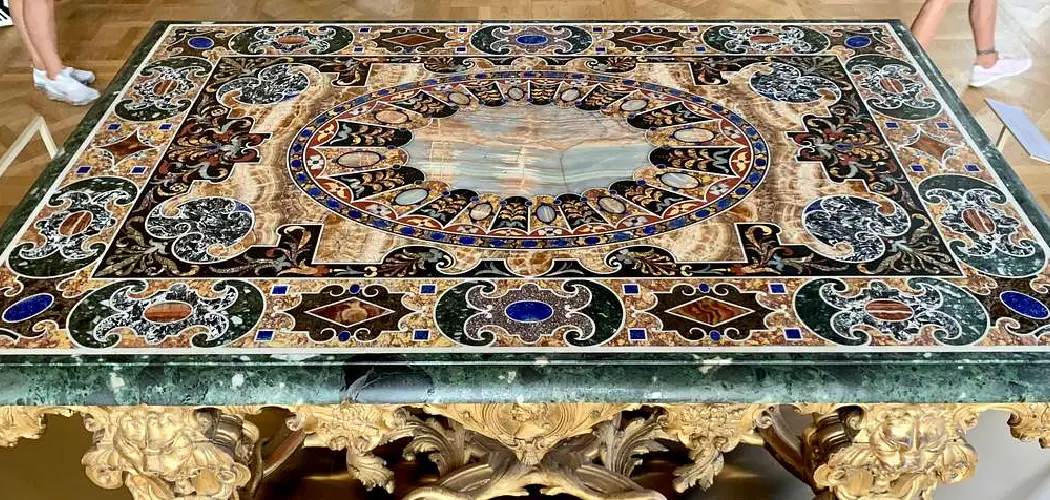 How to Decorate a Marble Table