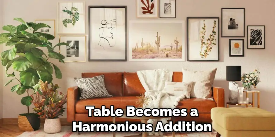 Table Becomes a
Harmonious Addition