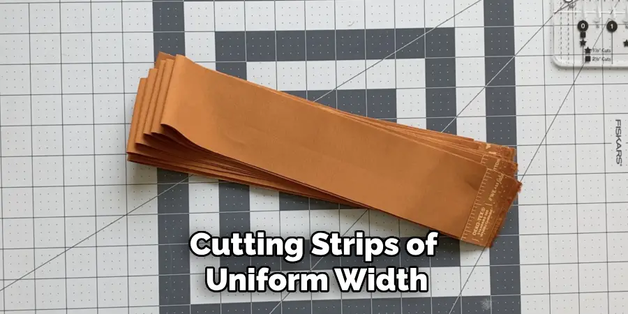Cutting Strips of Uniform Width