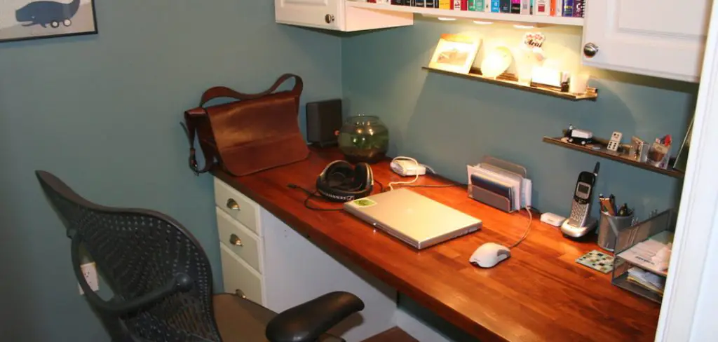 How to Build a Wall to Wall Desk