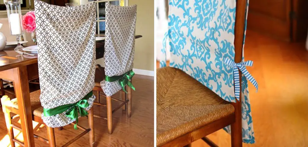 How to Make No Sew Chair Covers