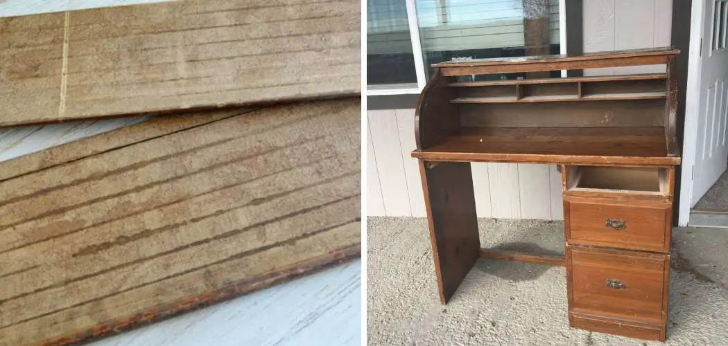 How to Repair Roll Top Desk